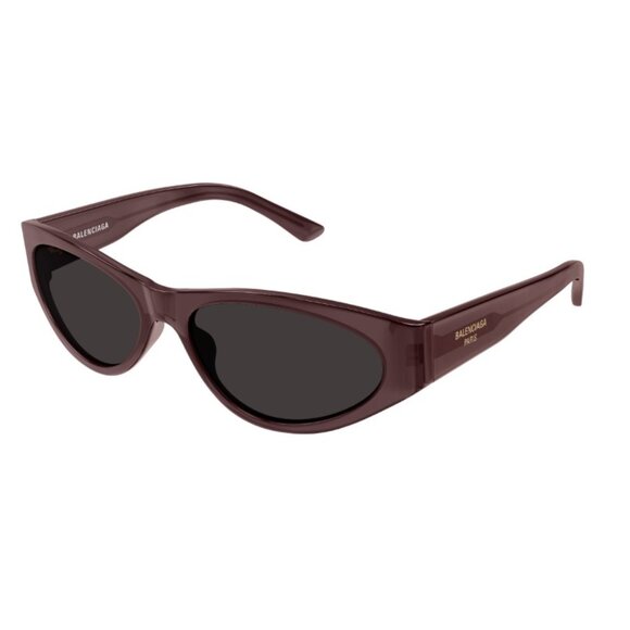 NEW BALENCIAGA BB0367S 004 VIOLET SUNGLASSES - Picture 1 of 3